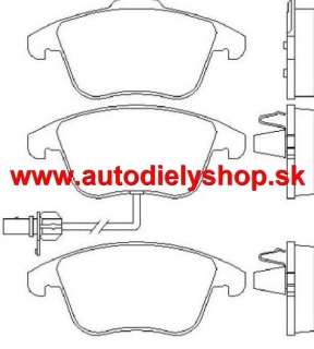Audi A5 10/2011- Predné platničky, Sada /Výrobca FEBI/ -brzd systém ATE