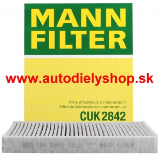 VW TRANSPORTER T6 2015- kabínový filter s aktívnym uhlím /MANN-FILTER/