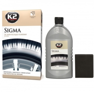 K2 GOLD SIGMA - obnovuje, chráni a leští pneumatiky 500ml