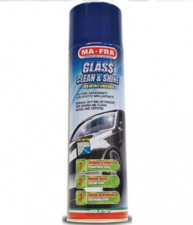 MAFRA - Sprej GLASS CLEAN & SHINE, aktívna pena na čistenie okien 500ML