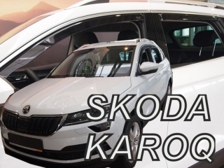 Škoda Karoq od 2017 (so zadnými) - deflektory Heko