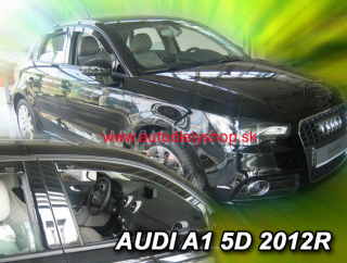 Audi A1 5-dverí 2010-2018 (predné) - deflektory Heko