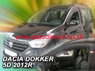 Dacia Dokker od 2012 (predné) - deflektory Heko