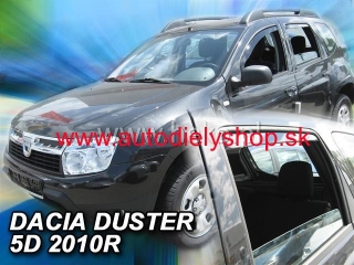 Dacia Duster 2010-2018 (so zadnými) - deflektory Heko