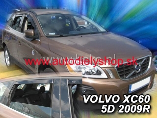 Volvo XC60 2008-2017 (so zadnými) - deflektory Heko