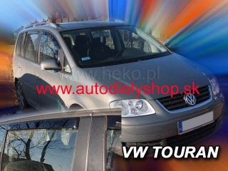 VW Touran 2003-2015 (so zadnými) - deflektory Heko