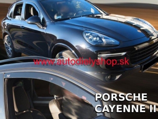 Porsche Cayenne 2010-2017 (predné) - deflektory Heko