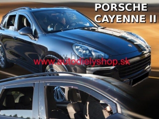 Porsche Cayenne 2010-2017 (so zadnými) - deflektory Heko