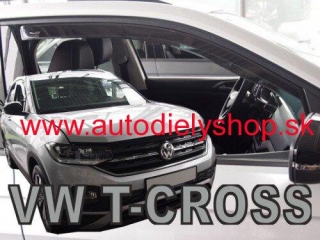 VW T-Cross od 2019 (predné) - deflektory Heko