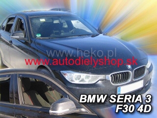 BMW 3 (F30, F31) 2012-2019 (predné) - deflektory Heko