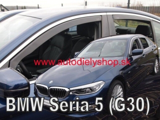 BMW 5 Sedan (G30) od 2017 (so zadnými) - deflektory Heko