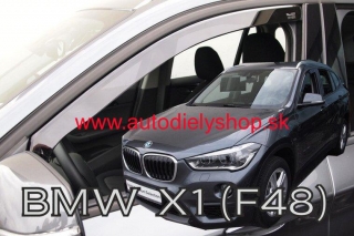 BMW X1 (F48) od 2015 (predné) - deflektory Heko