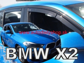 BMW X2 (F39) od 2018 (so zadnými) - deflektory Heko