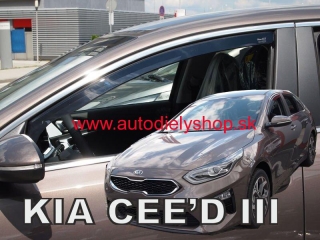 Kia Ceed 5-dverí od 2018 (predné) - deflektory Heko