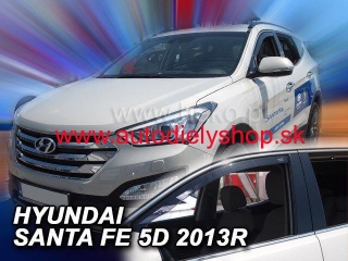 Hyundai Santa Fe 2012-2018 (predné) - deflektory Heko