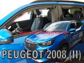 Peugeot 2008 od 2020 (so zadnými) - deflektory Heko