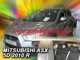 Mitsubishi ASX od 2010 (so zadnými) - deflektory Heko