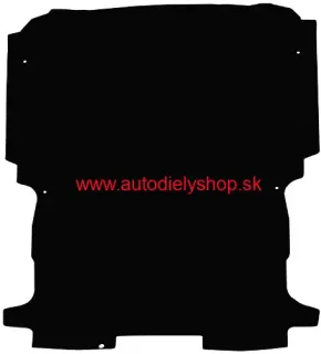 Citroen Jumpy 2007-2016 (krátka verzia) - gumová vanička do kufra