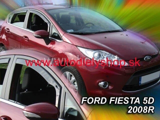 Ford Fiesta 5-dverí 2008-2017 (predné) - deflektory Heko