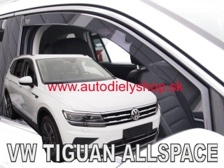 VW Tiguan Allspace od 2017 (predné) - deflektory Heko