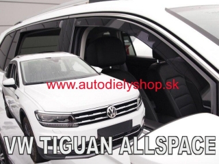VW Tiguan Allspace od 2017 (so zadnými) - deflektory Heko
