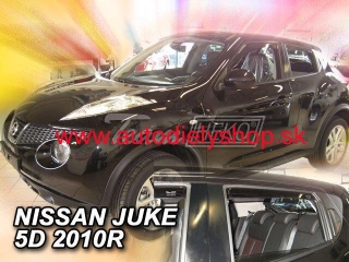 Nissan Juke 2010-2019 (so zadnými) - deflektory Heko
