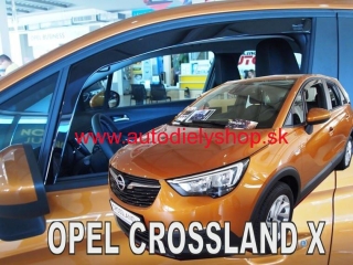 Opel Crossland X od 2017 (predné) - deflektory Heko
