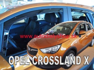 Opel Crossland X od 2017 (so zadnými) - deflektory Heko
