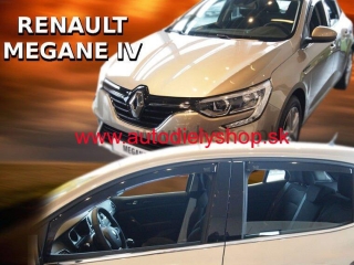 Renault Megane Htb od 2016 (so zadnými) - deflektory Heko