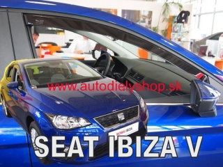 Seat Ibiza 5-dverí od 2017 (predné) - deflektory Heko
