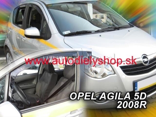 Opel Agila B 2008-2014 (predné) - deflektory Heko