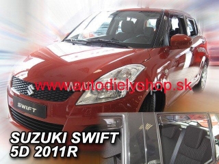Suzuki Swift 2010-2017 (so zadnými) - deflektory Heko