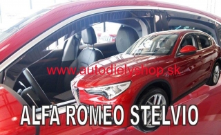 Alfa Romeo Stelvio od 2016 (so zadnými) - deflektory Heko