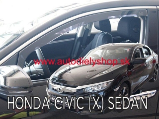 Honda Civic Sedan od 2017 (predné) - deflektory Heko