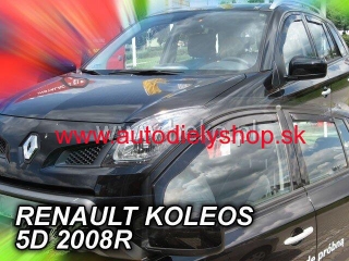 Renault Koleos 2008-2017 (so zadnými) - deflektory Heko