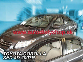 Toyota Corolla Sedan 2007-2013 (so zadnými) - deflektory Heko
