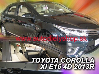 Toyota Corolla Sedan 2013-2018 (predné) - deflektory Heko