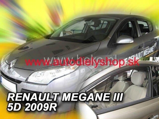 Renault Megane 2009-2016 (predné) - deflektory Heko