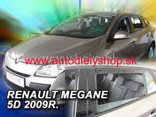 Renault Megane Combi 2009-2016 (so zadnými) - deflektory Heko