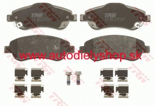 Honda CRV 10/2012- predné brzdové platničky / TRW /
