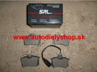 Audi A4 3/99-9/00 zadné platničky Sada / SRL /