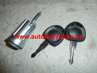 Opel Astra G-vložka spínačky + 2 x kľúč