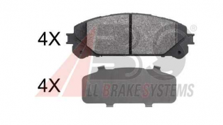 Lexus RX 12/08- predné brzdové platničky /A.B.S./