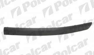 Peugeot 807 6/02- lišta nárazníka, čierna ľavá