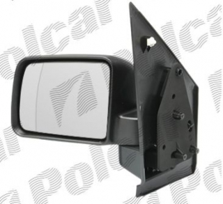 Ford TRANSIT CONNECT 06/09- Spätné zrkadlo manuálne čierne ľavé 