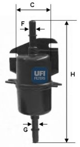 Fiat PALIO 97-6/02- palivový filter