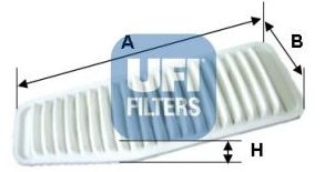 Toyota RAV 4 6/00-10/05 vzduchový filter /UFI/