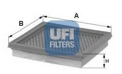 Nissan INTERSTAR 02-07 vzduchový filter /UFI/