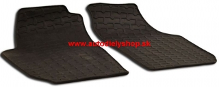 Dacia LODGY 03/12- gumové koberce čierne 2ks - 2 sedadla